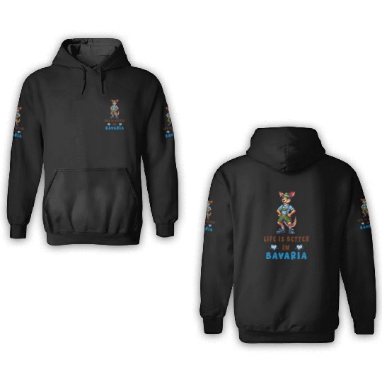 Bavarian Kangaroo 3D Hoodies