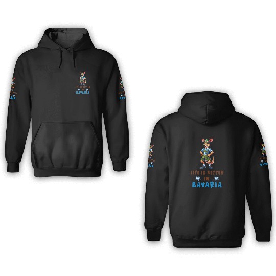 Bavarian Kangaroo 3D Hoodies