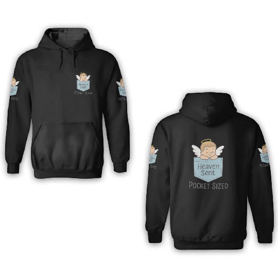 Heaven sent Pocket sized 3D Hoodies