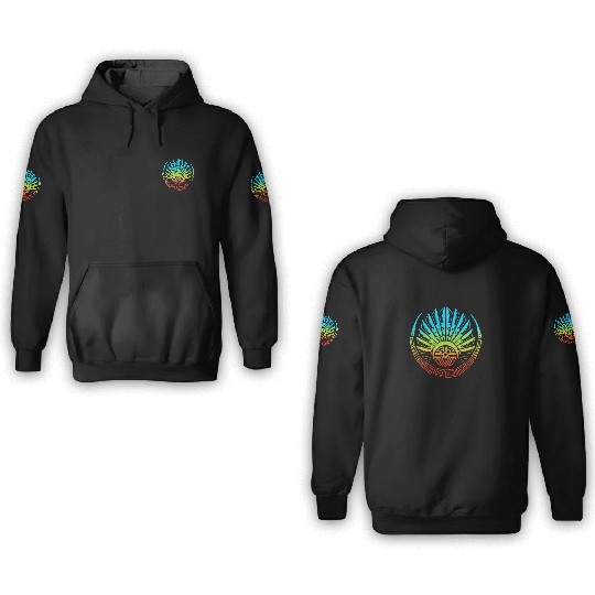 Mayan And Aztec Quetzalcoatl Maya Tribal 3D Hoodies