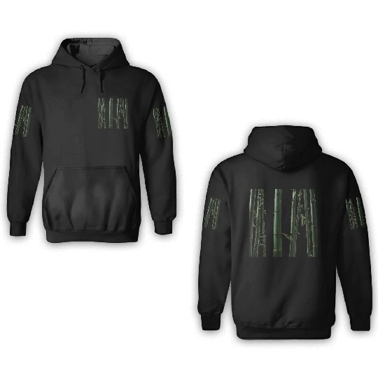 Tropical Bamboo 3D Hoodies