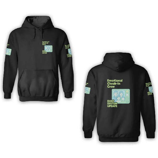 Fitness and Mental Health 3D Hoodies