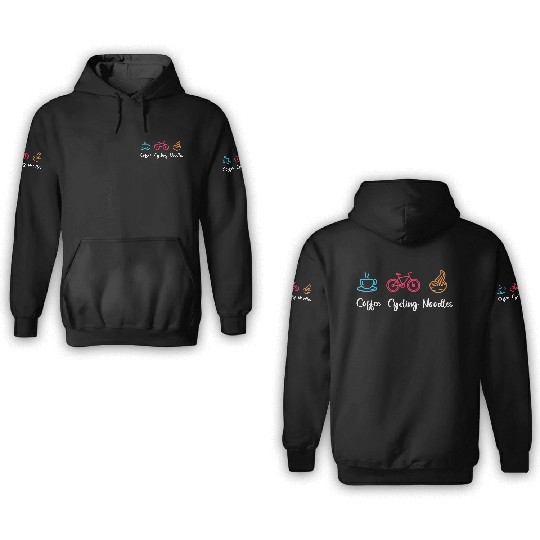 Cycling Quote 3D Hoodies