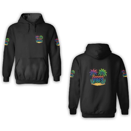 Summer Vibes, Summer Vacation 3D Hoodies