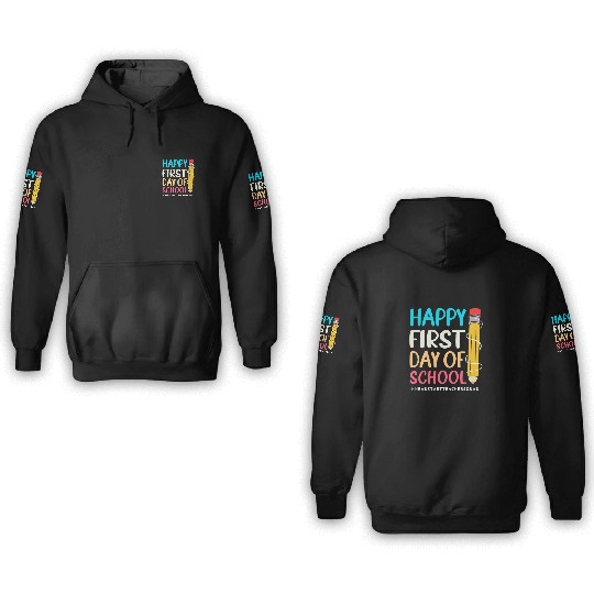 School Head Start Crew Teacher 3D Hoodies