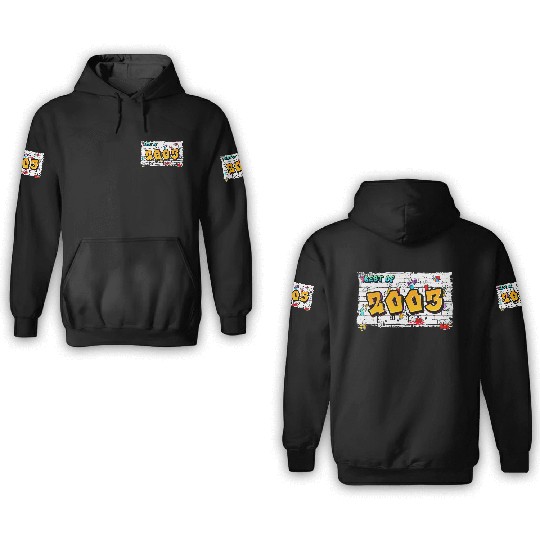 Rebel 2003 Graffiti – 22 Years of Bold Vibes 3D Hoodies