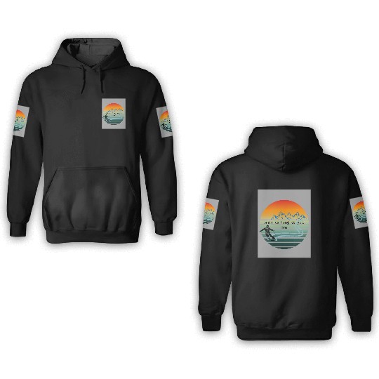 Skiing 3D Hoodies