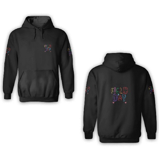 Let The Games Begin Field Day Teacher Student 3D Hoodies