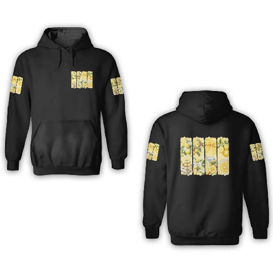 Summer Lemon Easy Peasy 3D Hoodies