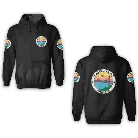 Mackinac Island 3D Hoodies