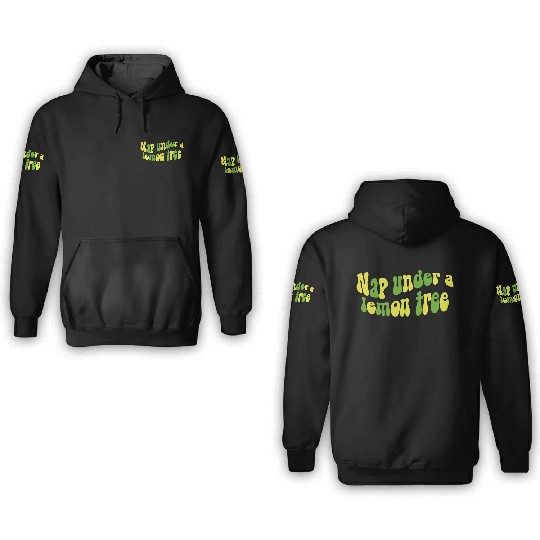 Nap Under a Lemon Tree Retro Design 3D Hoodies