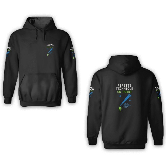 Clinical Lab Tech Diagnostic Science Data Nerd 3D Hoodies