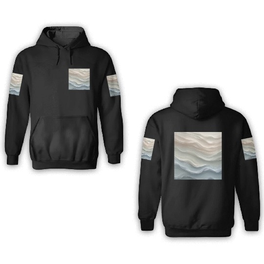 Take a Deep Breath – Calm Abstract 3D Hoodies