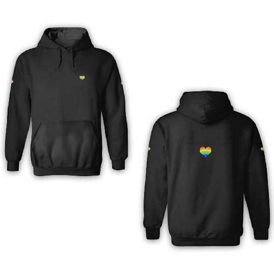 Gay rights I love my daughter & her girlfriend 3D Hoodies