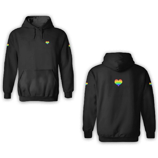 I love my sister & her wife lesbian gay rights 3D Hoodies
