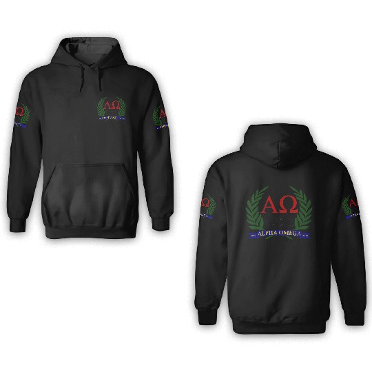 Alpha Omega, Eternity's Fraternity 3D Hoodies
