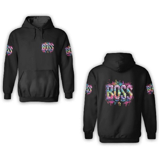 BOSS – Bold. Confident. In Control 3D Hoodies