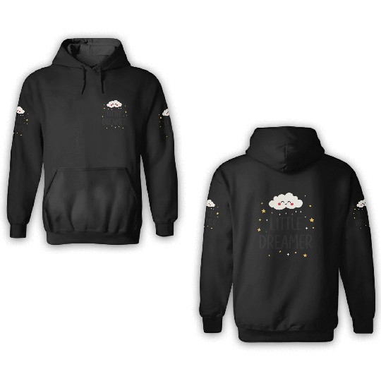Little Dreamer Cloud Stars 3D Hoodies