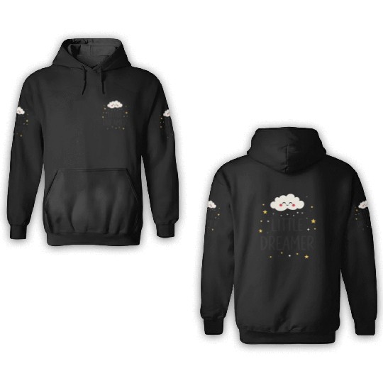 Little Dreamer Cloud Stars 3D Hoodies