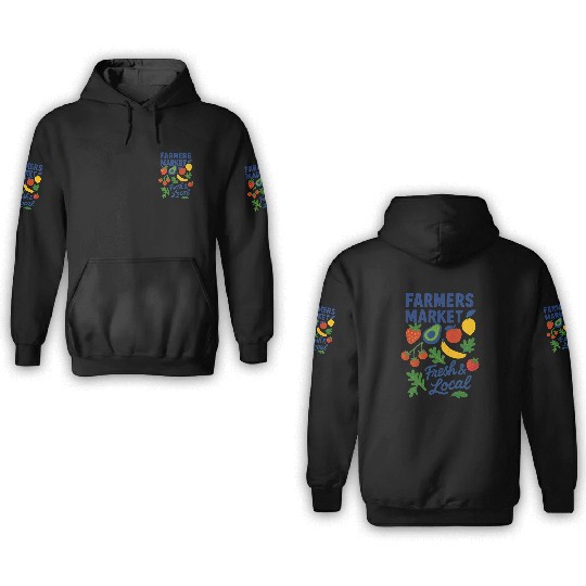 Farmers Market 3D Hoodies