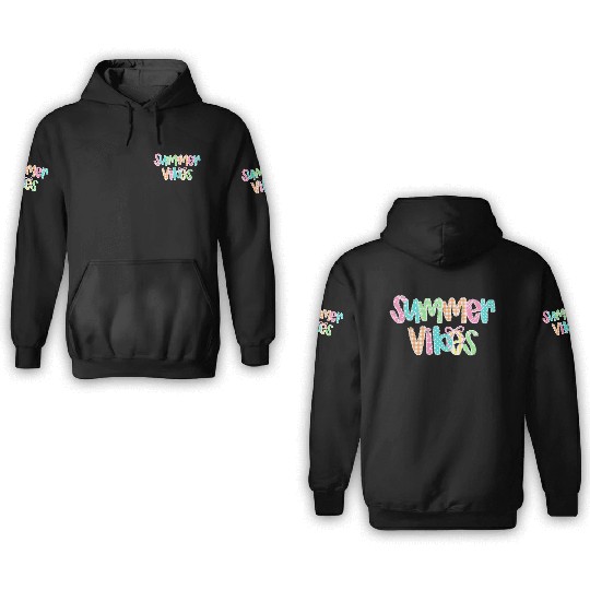 Preppy Summer Vibes 3D Hoodies