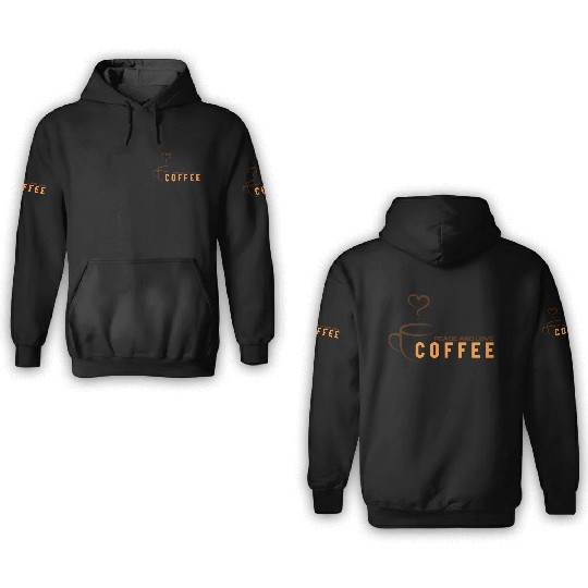 Love Coffee 3D Hoodies