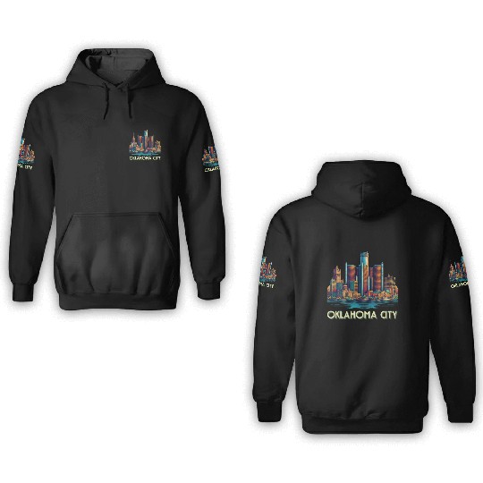 Oklahoma City Oklahoma USA 3D Hoodies