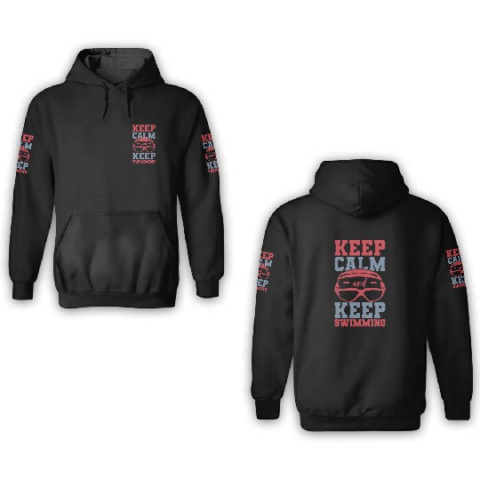 Funny Swimming Saying 3D Hoodies