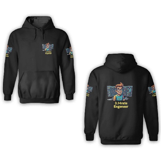 3.14rate Engineer 3D Hoodies