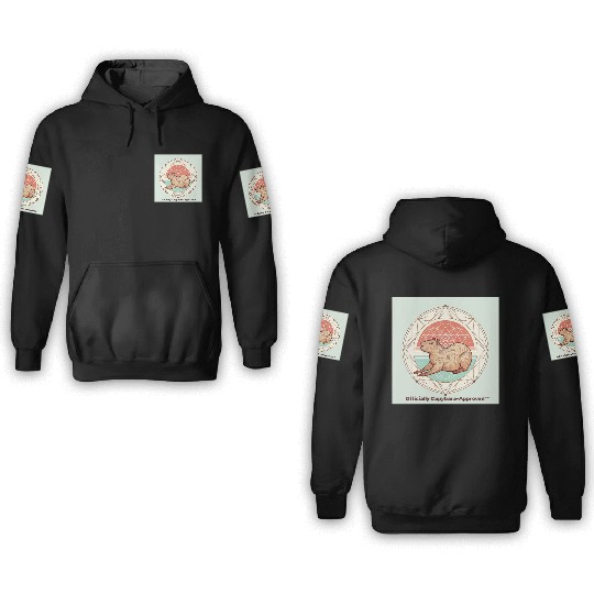 Officially Capybara-Approved™ 3D Hoodies