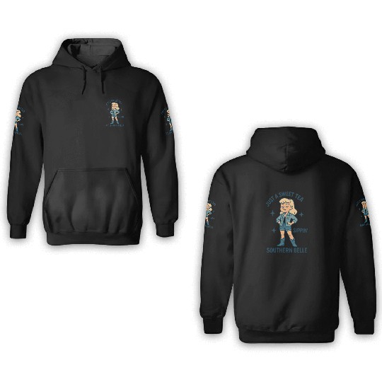 Sweet Tea Southern Belle 3D Hoodies