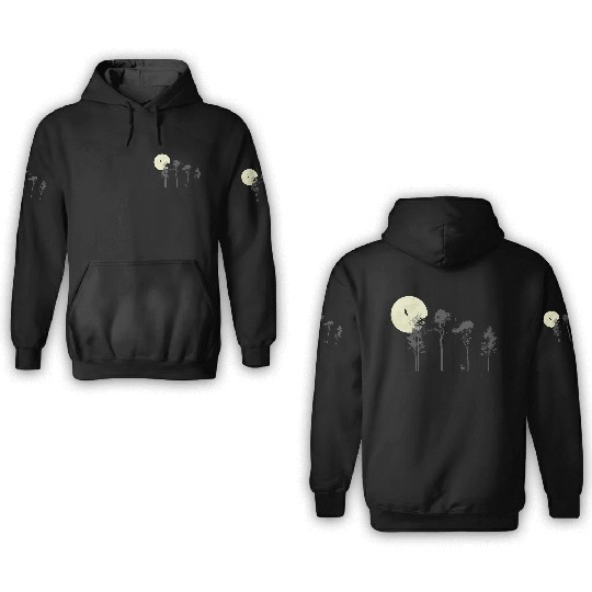 Deer forest 3D Hoodies