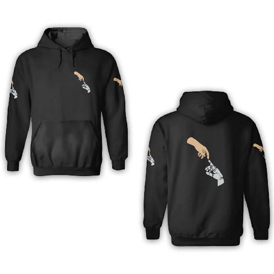 AI Artificial Intelligence Robot Hand 3D Hoodies