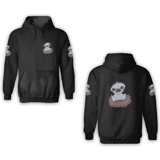 Little Bald Eagle 3D Hoodies
