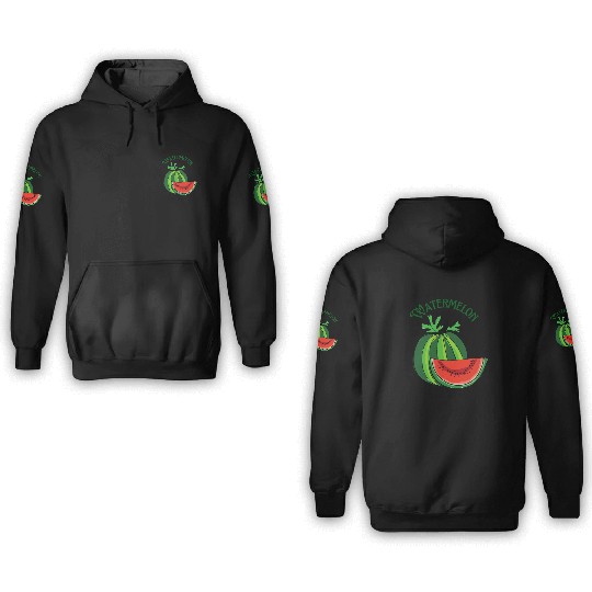 Watermelon Sweet Summer Vibes 3D Hoodies