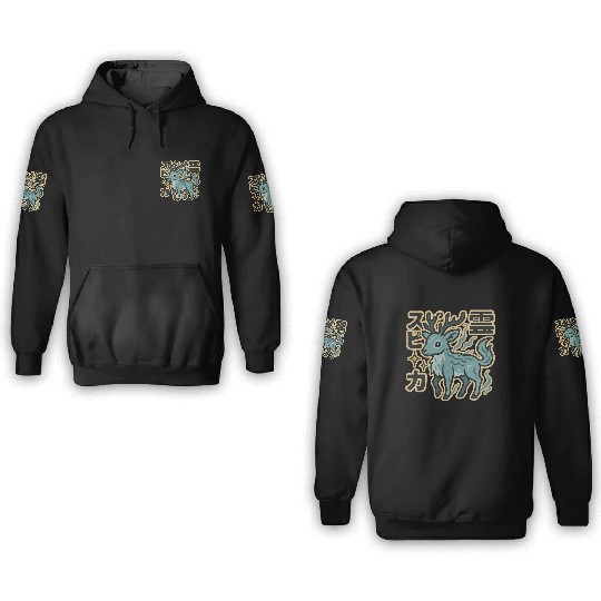 Spirit Elk Japanese 3D Hoodies