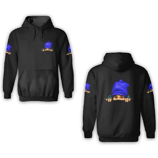 Blue ice cap 3D Hoodies
