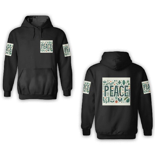 Peaceful Botanical  3D Hoodies