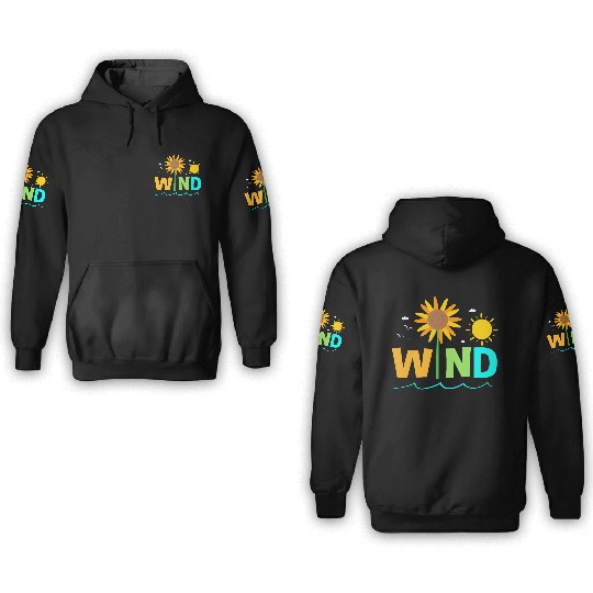 Wind Energy Renewable Energy Earth Day 3D Hoodies