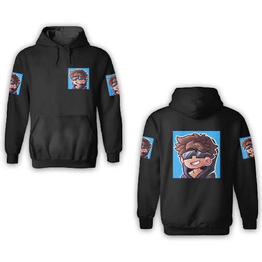 Cool Gamer 3D Hoodies – XP Vortex Cartoon Style