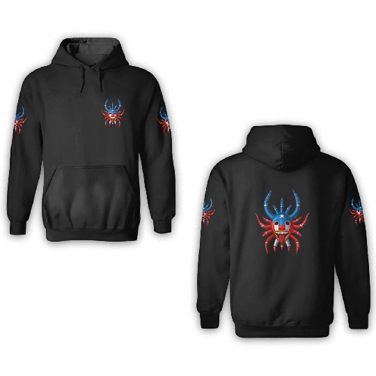 Puerto Rico Vejigante 3D Hoodies