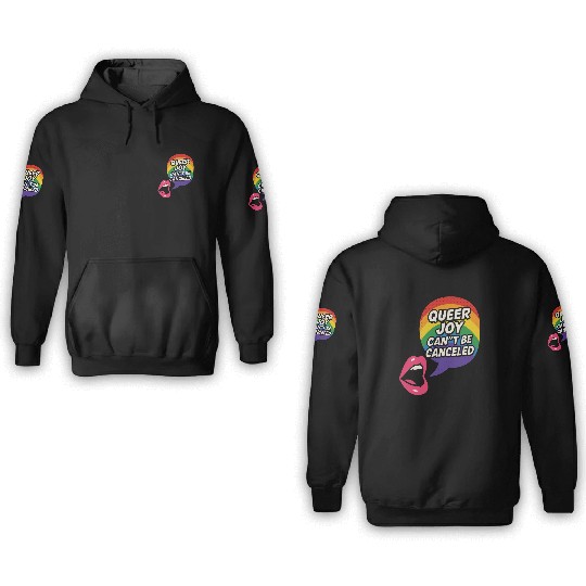 Queer Pride Queer Joy LGBTQ+ Affirmation Trans 3D Hoodies