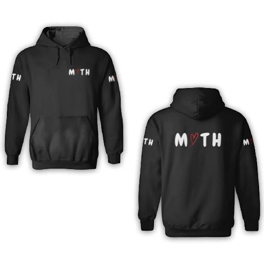 Math Love – MATH Cute Minimal Design 3D Hoodies
