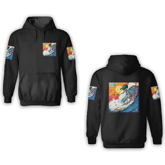 "Tan your hide in Oceanside" I always say! Design1 3D Hoodies