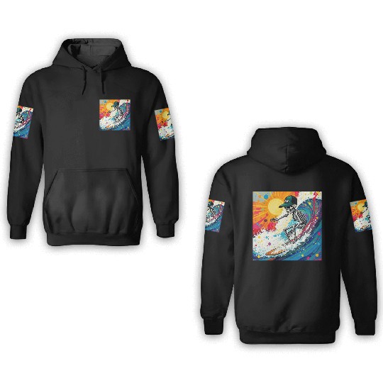 "Tan your hide in Oceanside" I always say! Design1 3D Hoodies