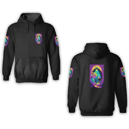 Down the Psychedelic Path 3D Hoodies
