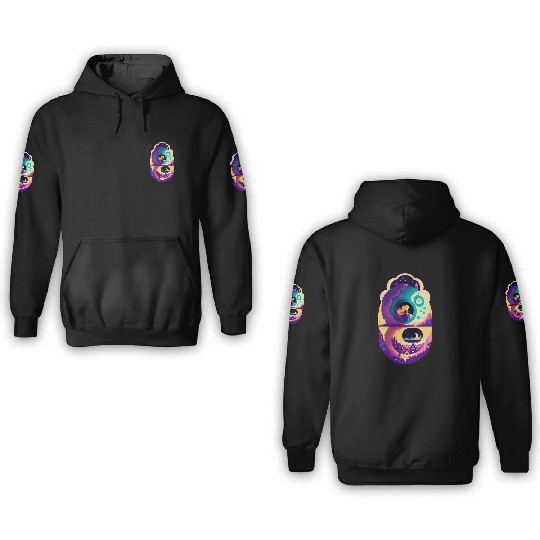 Wonderland Moonscape Fantasy 3D Hoodies