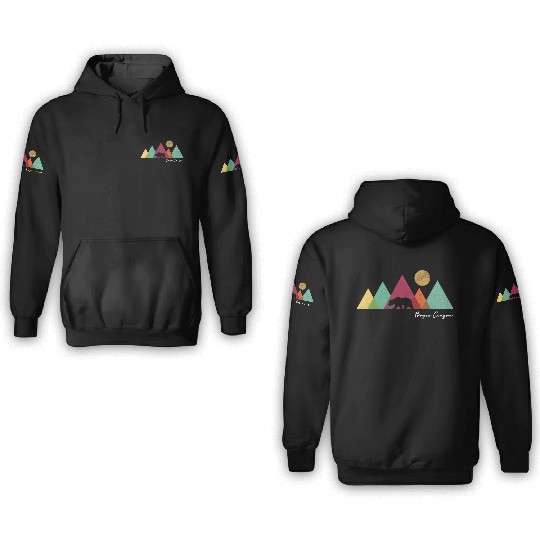 Bryce Canyon National Park Colorful Bear Mountains 3D Hoodies