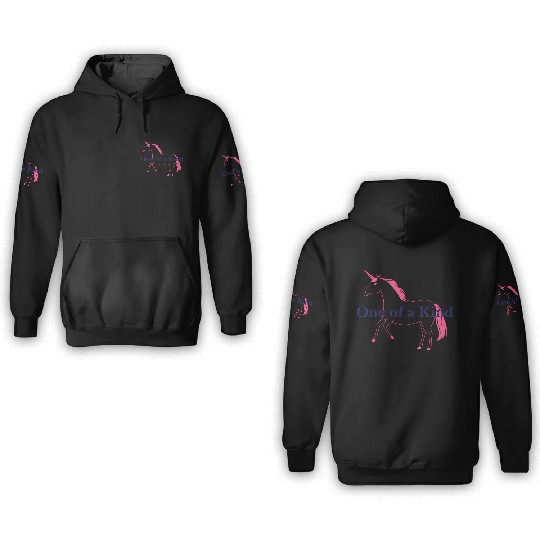 Celestial Unicorn One of a Kind Design 3D Hoodies
