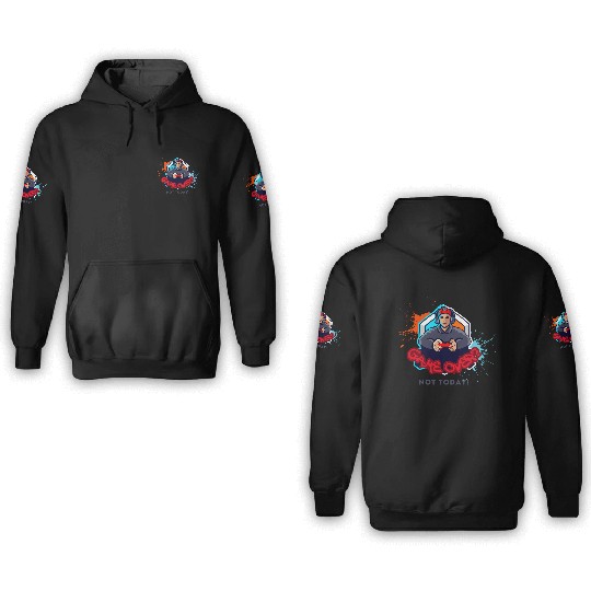 Gamer Youth Embrace in Bold Style 3D Hoodies